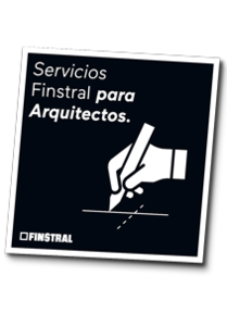 Servicios Finstral para Arquitectos.