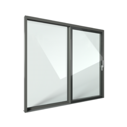 FIN-Slide Slim-line Cristal 170 Alumínio-alumínio