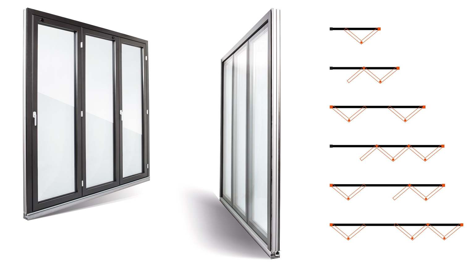 Puerta plegable FIN-Fold - Finstral AG