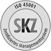 Occupational health and safety system ISO 45001