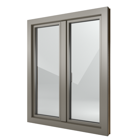 FIN-Window Step-line C 90+8 aluminium-PVC