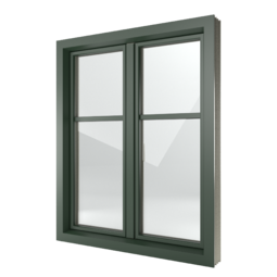 FIN-Window Classic-line 124+3 aluminium-PVC