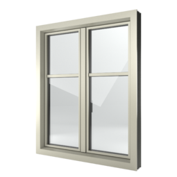 FIN-Window Slim-line 124+3 Aluminium-Kunststoff