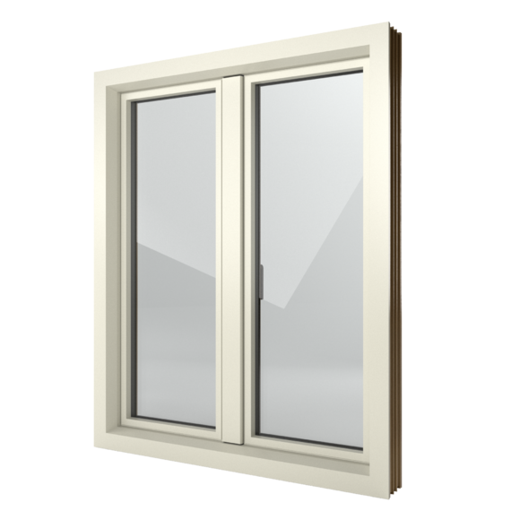 FIN-Window Step-line 124+3 Aluminium-Kunststoff