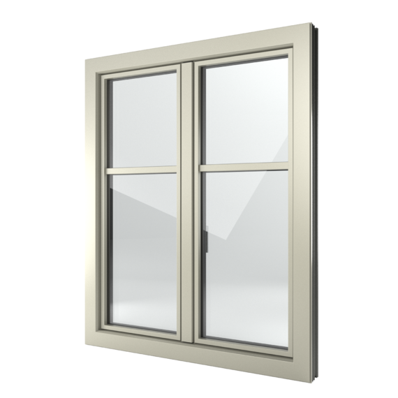FIN-Window Slim-line N 90+8 aluminium-PVC