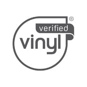 Vinyl verified-Label für Kunststoff-Qualität