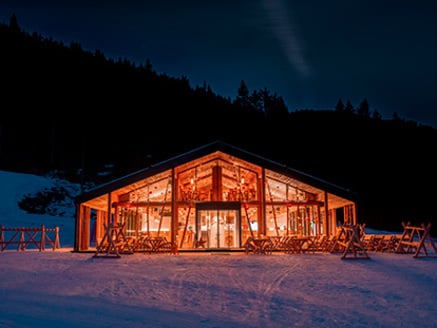 Skihütte „Zin Fux“ in Sexten
