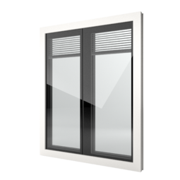 FIN-Window Nova-line Twin 77 Kunststoff-Kunststoff