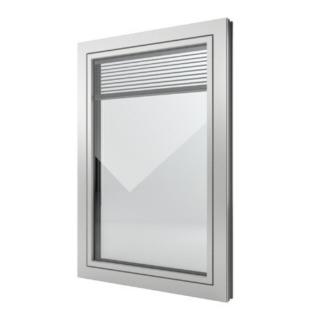 FIN-Window Slim-line Twin 77+8 Aluminium-Kunststoff