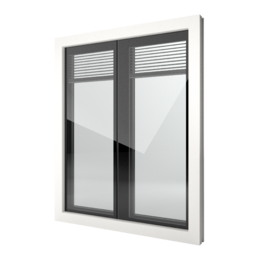 FIN-Window Nova-line Twin 90 Kunststof-Kunststof
