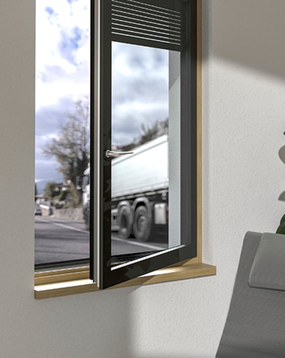 “A janela desempenha um papel preponderante no isolamento acústico.”