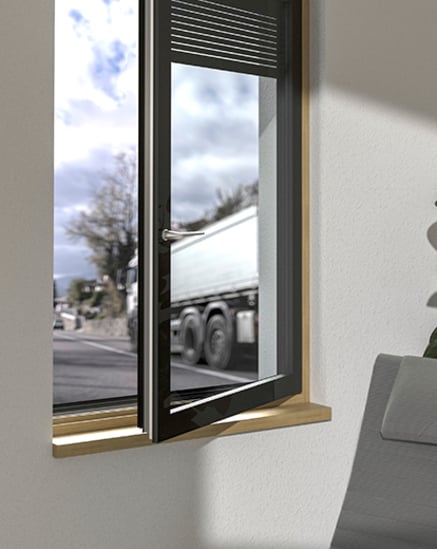 “Het kozijn speelt een sleutelrol bij geluidsisolatie.”