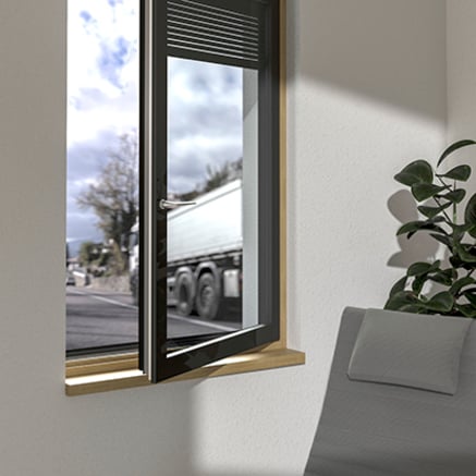 “The window plays a key role in sound insulation.”