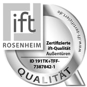 Zertifizierte ift-Qualität Haustüren