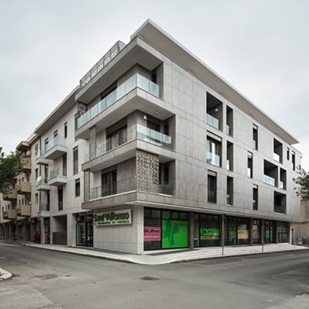 Modern building in Lucera