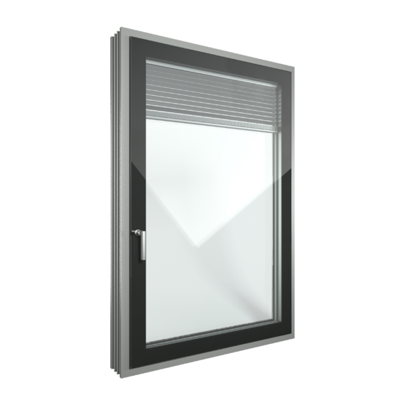 FIN-Window Slim-line Cristal Twin 124