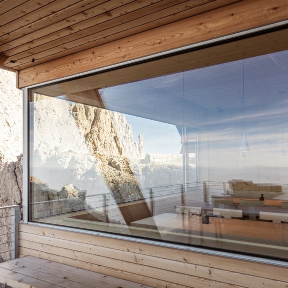 Rifugio Passo Santner in Alto Adige.