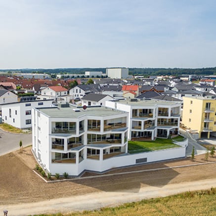 Neuer Wohnkomplex bei Stuttgart