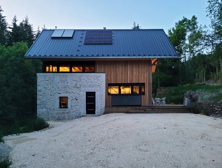 Casa no Maciço do Vercors.