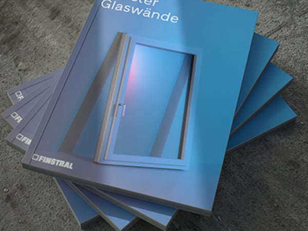 New general catalogue for all Finstral windows and glass walls.