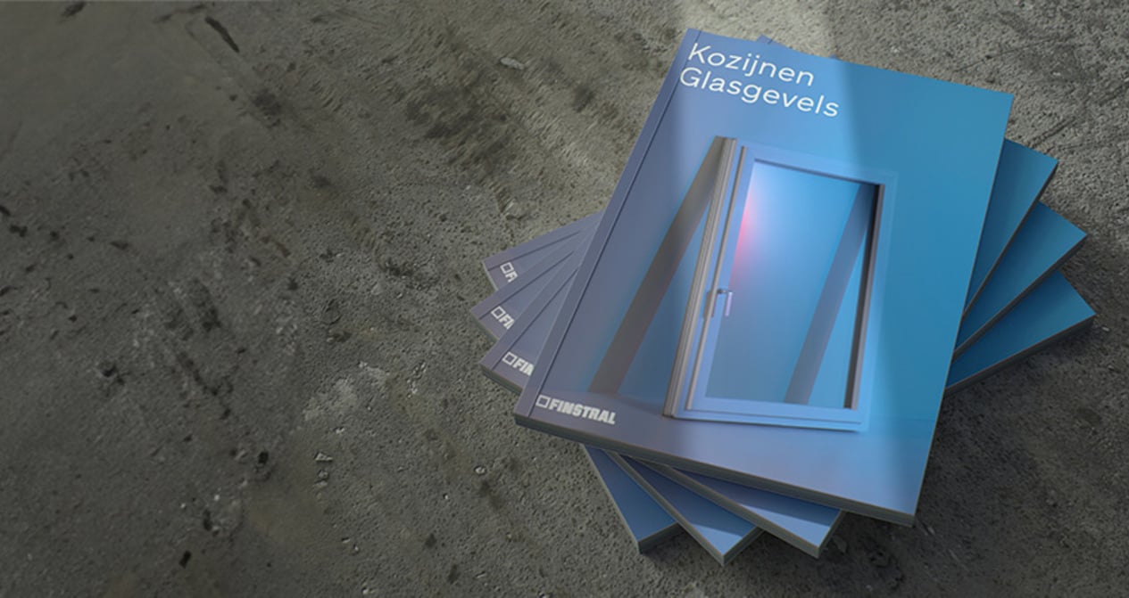 Nieuwe uitgebreide brochure voor alle Finstral kozijnen en glasgevels.