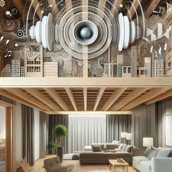 Schallschutz im Wohnungsbau.