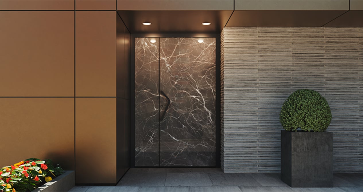 Porte d’ingresso Finstral dal design innovativo.
