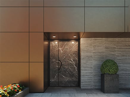 Puertas de entrada con un aspecto nuevo y elegante.