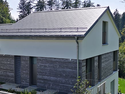 Nueva villa en la campiña suiza