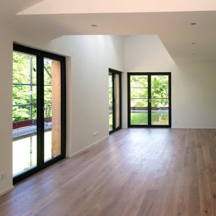 Moradia nova no verde da Suíça