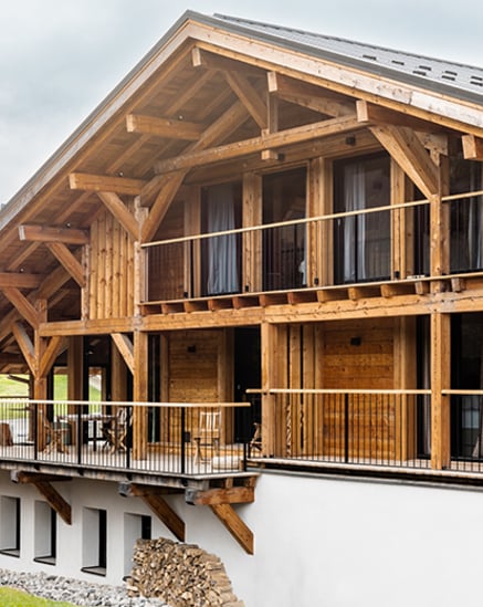 Chalé nas montanhas de Megève