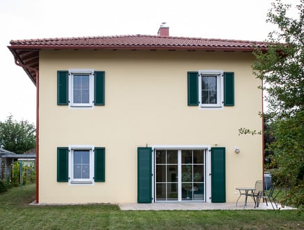 Encantadora construção nova em estilo toscano