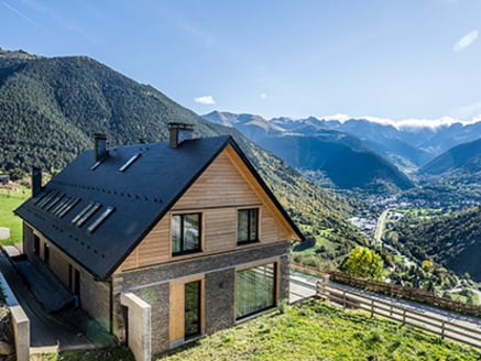 Nieuwbouw in hartje Pyreneeën