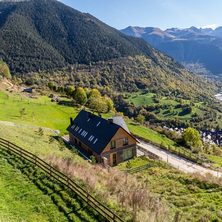 Nieuwbouw in hartje Pyreneeën