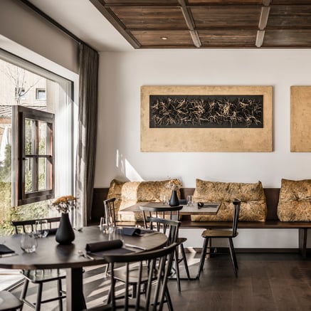 Restaurante Seeschupfe en las montañas de Südtirol