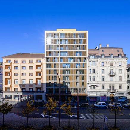 Building complex in Switzerland