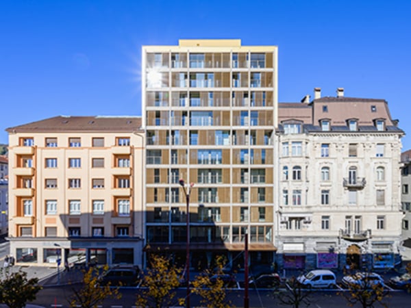 Gebouwencomplex in Zwitserland