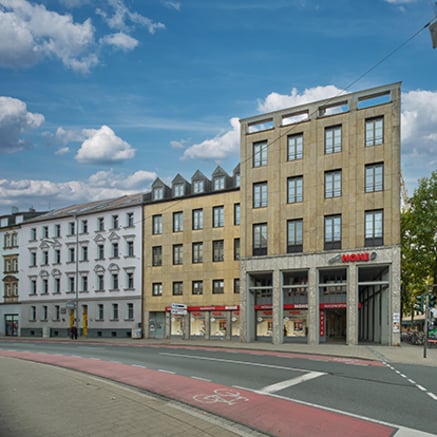 Building complex in Erlangen centre