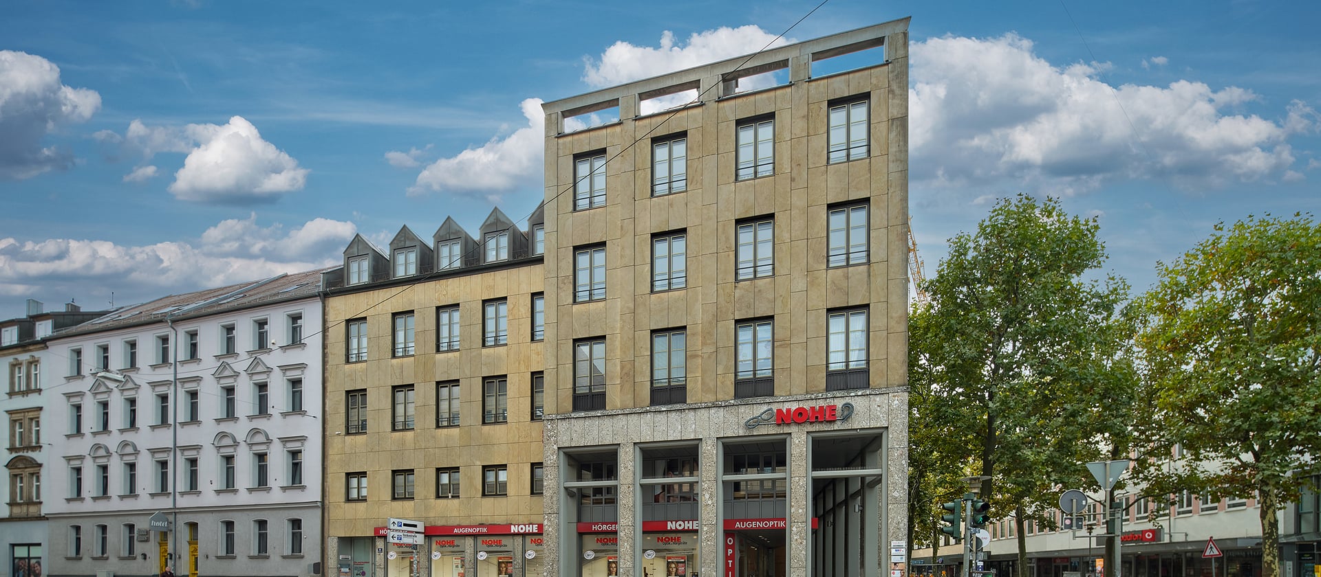 Building complex in Erlangen centre
