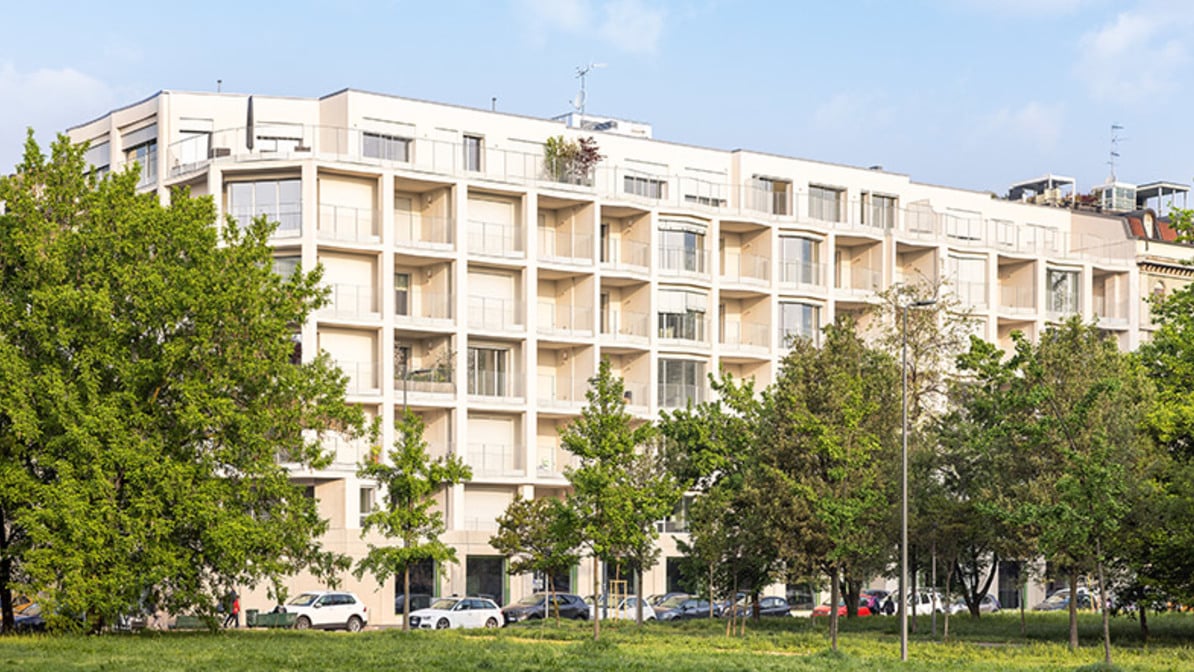 Zona residencial, Milán
