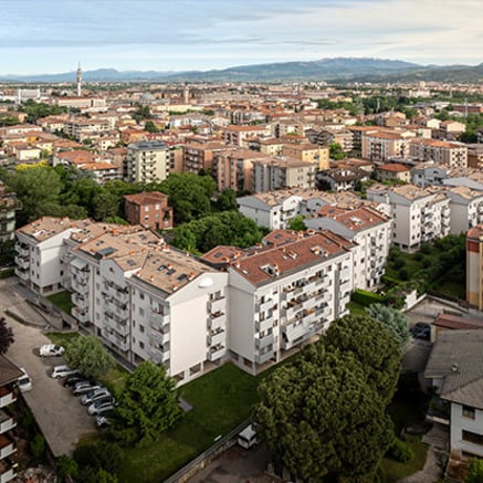 Woonblokken in Verona