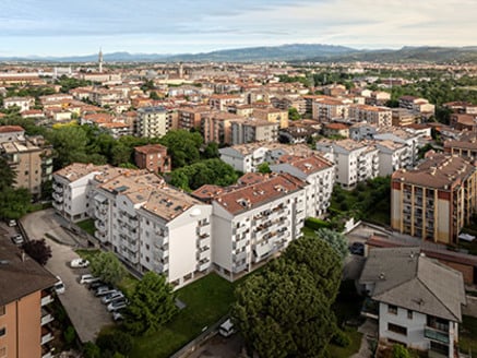 Woonblokken in Verona