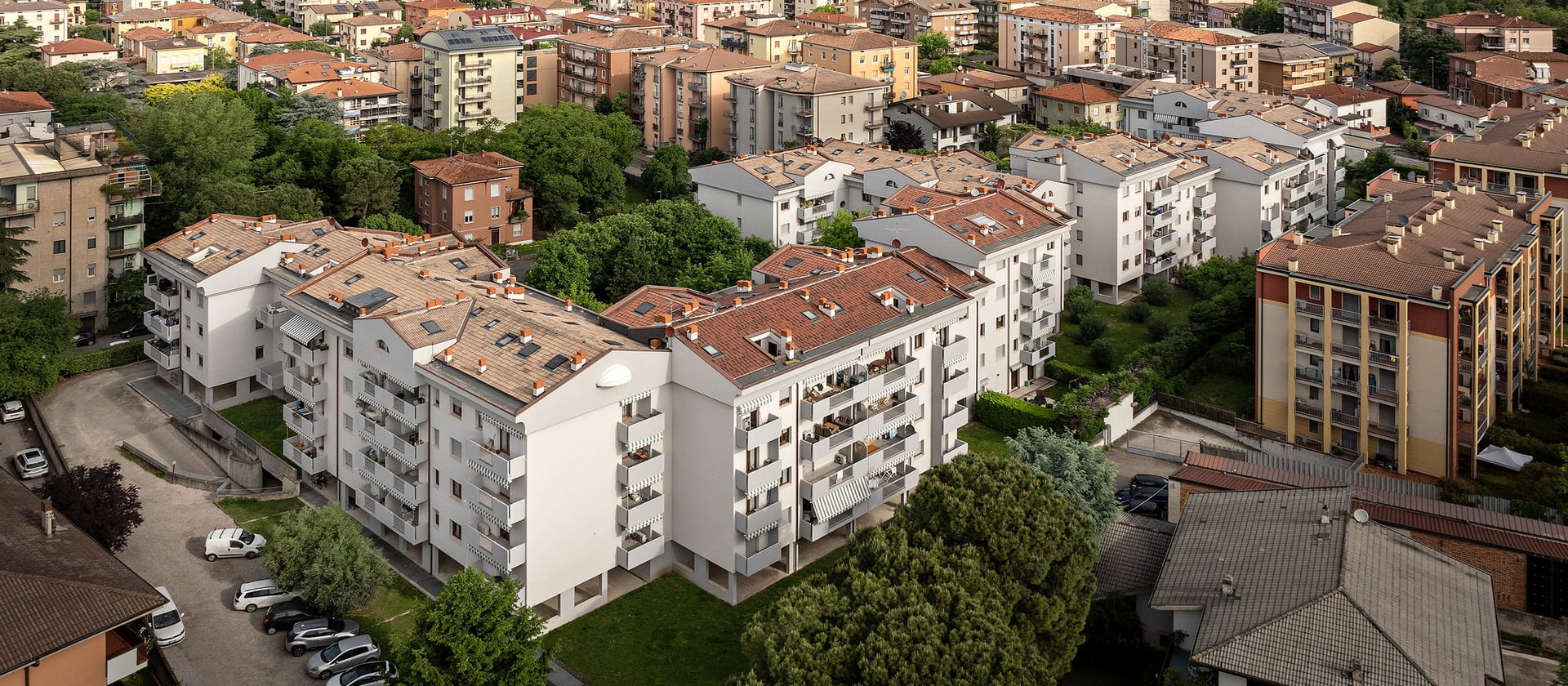Woonblokken in Verona